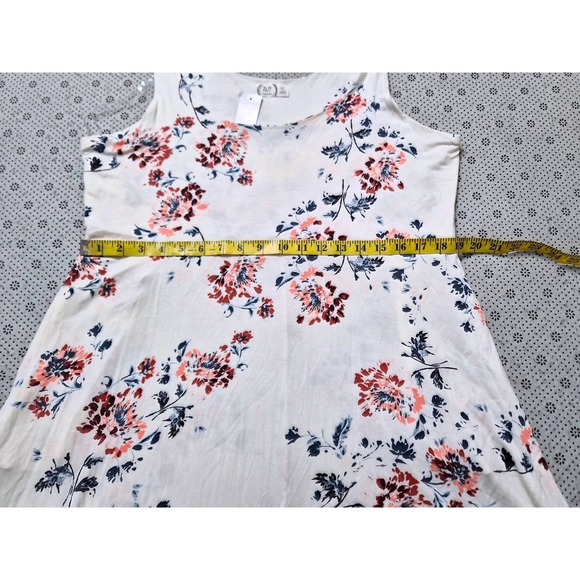 NWT‎ Maurices 24/7 Dress WomensXL SleevelessFloral CoralPink CasualComfy  Bundle - Picture 8 of 15